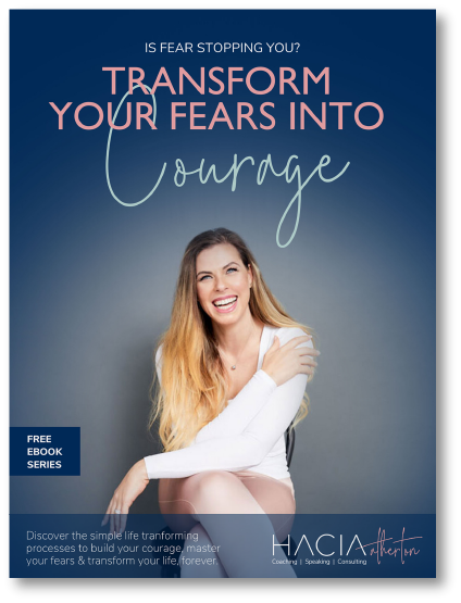 Book cover of Transform your Fears into Courage