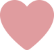Pink heart icon